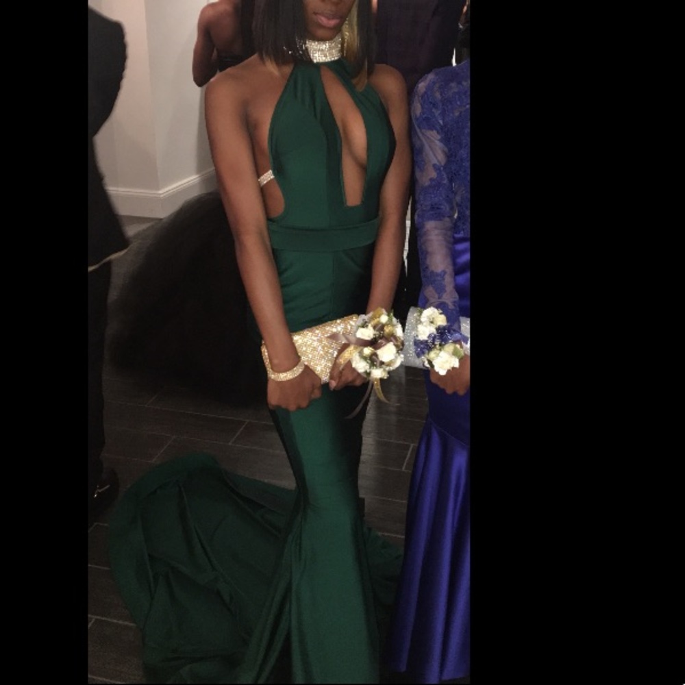 Emerald Green Prom Dress